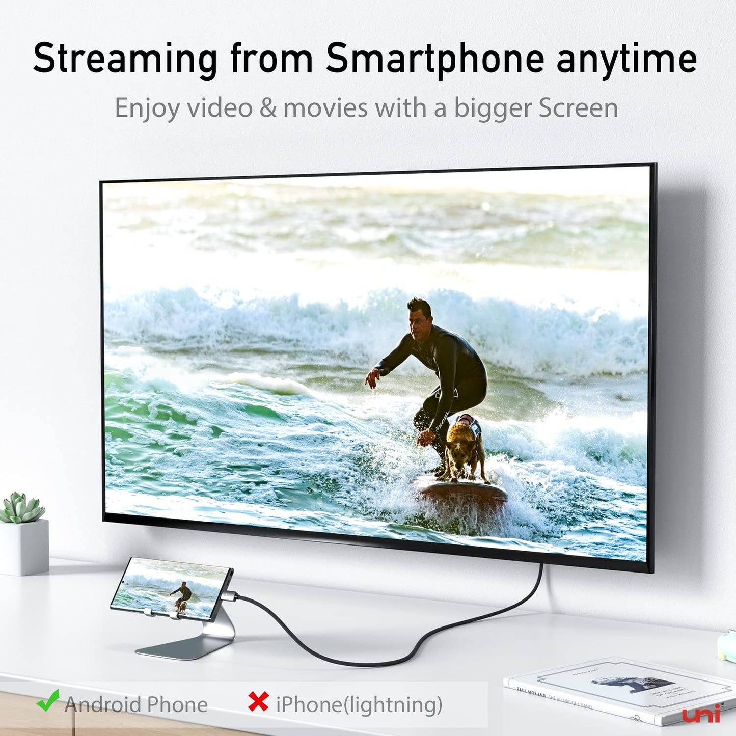 USB C to HDMI Cable, [4K, High-Speed]